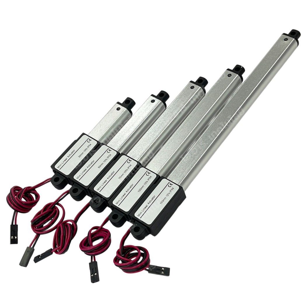 LAT-12-15-050 มอเตอร์ก้านชักเล็ก ระยะชัก 50mm 12VDC 15mm/s 64N DC 12V Mini Electric Linear Actuator พัตเตอร์ไฟฟ้า Putter มอเตอร์แกนชัก ขนาดเล็ก ตัวเล็ก