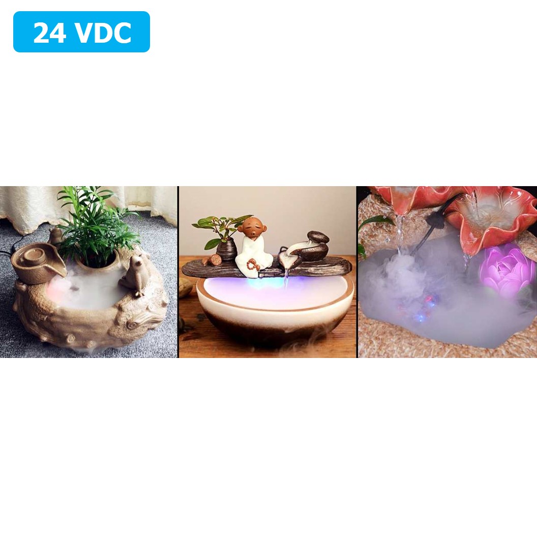 (1ชิ้น) AF032 เครื่องพ่นหมอก DC24V 20MM No light Alloy Air Humidifier Mist Maker Nebulizer 4.6CM เครื่องทำหมอก