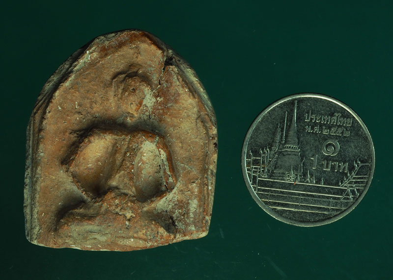 *28748 พระแผงสิบชาติ ตัดเดี่ยว กรุวัดกระชาย อยุธยา(ใช้แทนขุนแผนกรุบ้านกร่างได้) เนื้อดิน 13