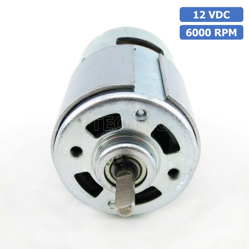 (1ชิ้น) JB181 มอเตอร์ 775 12VDC 6000RPM มอเตอร์ความเร็วสูง มอเตอร์สว่าน แกนขนาด 5mm DC Motor 775 D Shaft