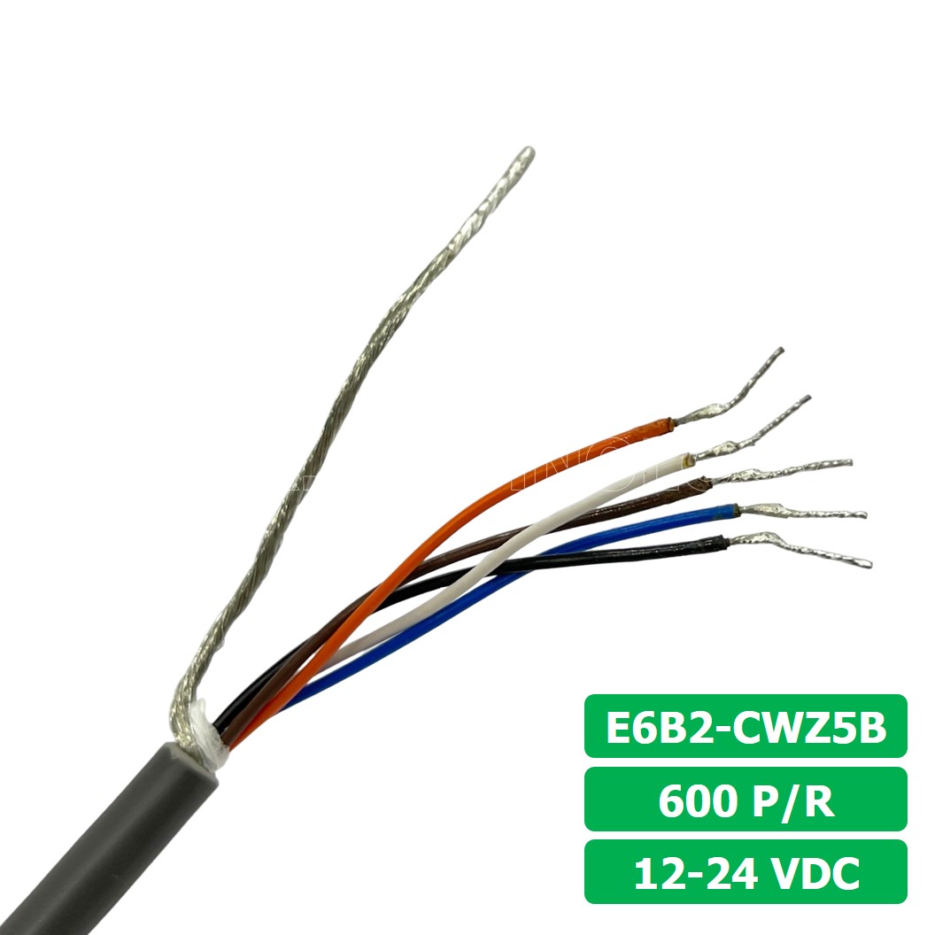 (1ชิ้น) E6B2-CWZ5B 600P/R 12-24VDC โรตารี่เอ็นโค้ดเดอร์ ROTARY ENCODER (INCREMENTAL)