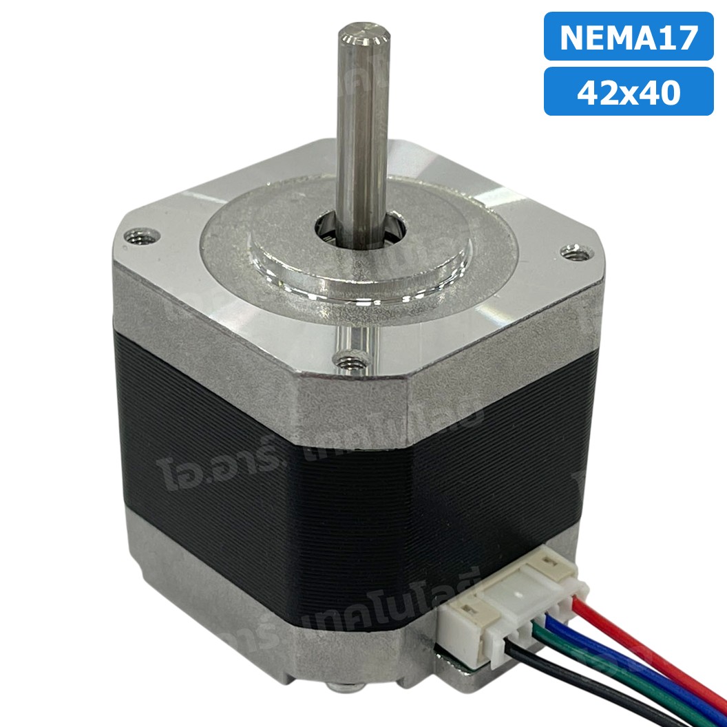 NEMA17 42x40 สเต็ปเปอร์มอเตอร์ พร้อมสาย Stepper Motor NEMA17 with cable 1000mm สเต็ปปิ้งมอเตอร์ Stepping Motor สเตปมอเตอร์ Step motor
