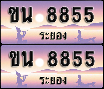 ทะเบียนรถ 8855 – ขน 8855 ระยอง (1)