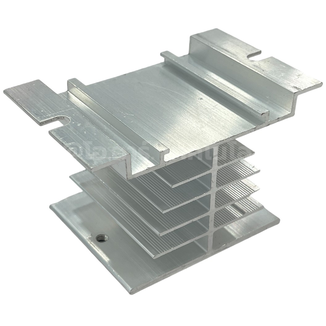 SSR-Heat Sink I-50 อลูมิเนียมฮีทซิงค์ แผ่นระบายความร้อนโซลิดสเตทรีเลย์ 10-40A Aluminum Heat Sink Solid State Relay SSR