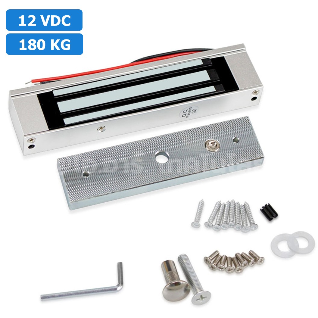 SY-L180S 12V 180kg ประตูแม่เหล็กไฟฟ้า โซลินอยด์ล็อค Electromagnetic lock 180KG 12VDC Solenoid lock กลอนประตูไฟฟ้า กลอนไฟฟ้า Electric Sucktion door lock Electromagnet