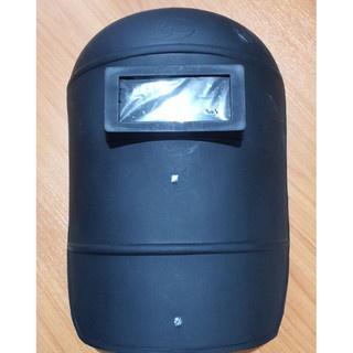 หน้ากากอ๊อกมือถือ พลาสติกดำ+กระจก (ราคารวมแวท) หน้ากากเซฟตี้ หน้ากากอ็อกเหล็ก {รหัสสินค้า1101906602}