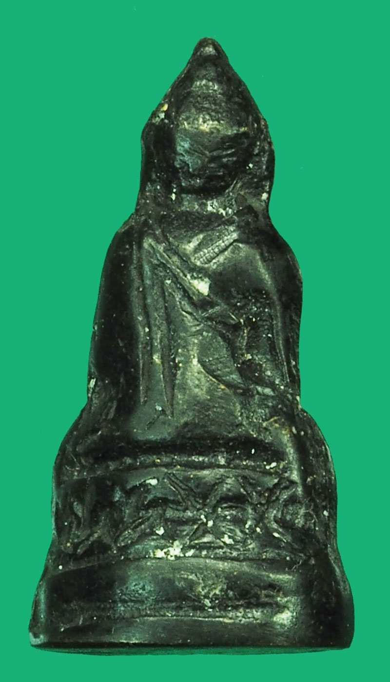 ขายแล้ว*37858 พระกริ่งฐานยันต์ ไม่ทราบที่และปีสร้าง รมดำเก่าๆ 7