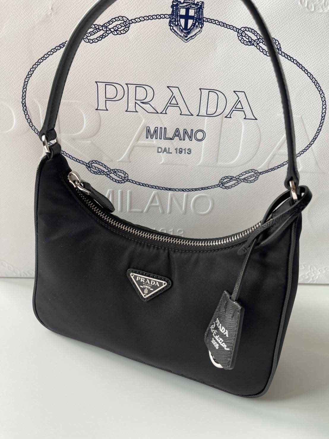 Prada Re-Edition Mini Bag (หูหนัง) 2022