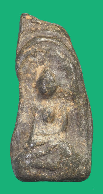 ขายแล้ว*35782 พระพิมพ์ปรกโพธิฺ์ กรุวัดสุวรรณ อ่างทอง เนื้อชินตะกั่วสนิมแดง 13