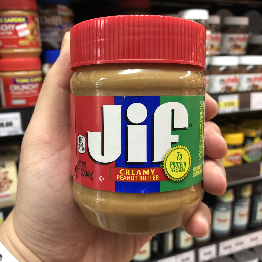 จิฟ เนยถั่ว 340 กรัม JIF Peanut Butter 340 g.