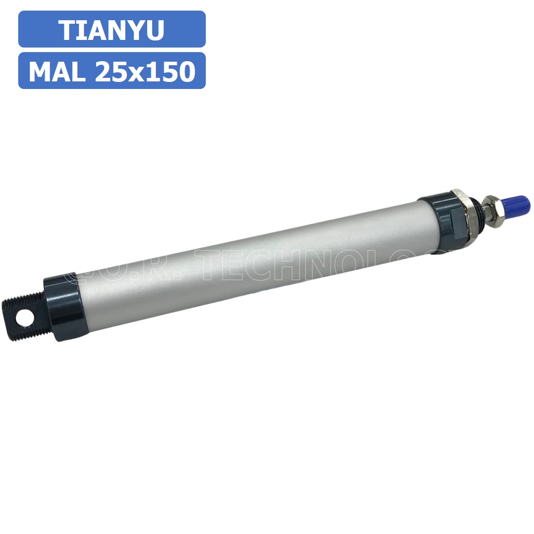 MAL25 กระบอกลม ขนาดเล็ก Mini Air Cylinder Series Pneumatic Cylinder กระบอกลมนิวเมติก (Bore25 x Stroke25-250) MAL-25