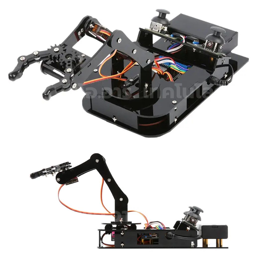 QD022 ACEBOTT 4 DOF Robot Arm kit ชุดหุ่นยนต์ แขนกล ESP32 Programmable Kit for Arduino STEAM Learning