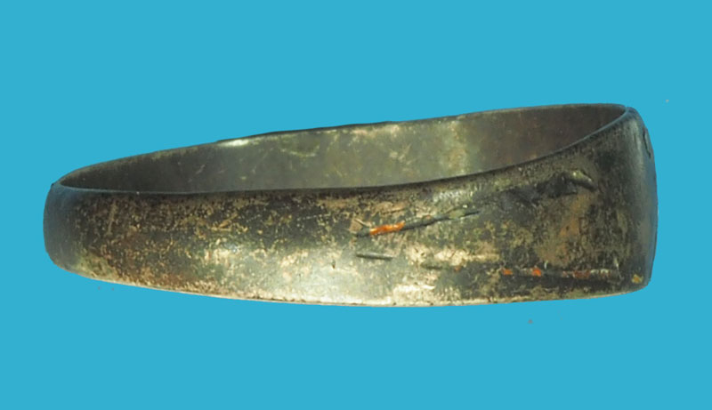 ขายแล้ว*36204 แหวนเงินลงยา เก่ามีอายุ ไม่ทราบที่ สภาพใช้ 12