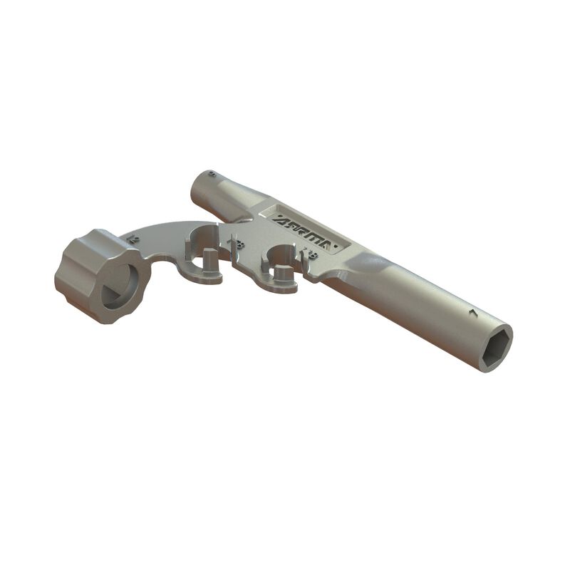 ARA320680 Metal Multi Tool 5/7mm Nut, 11/15mm Bore Shock