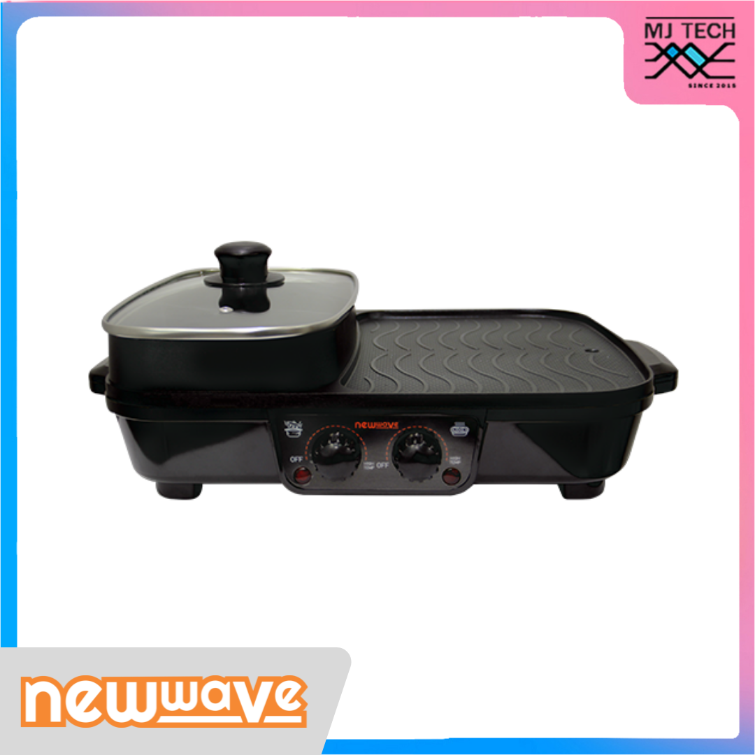 NEWWAVE เตาปิ้งย่างบาร์บีคิว & หม้อชาบู รุ่น BBQ-1503
