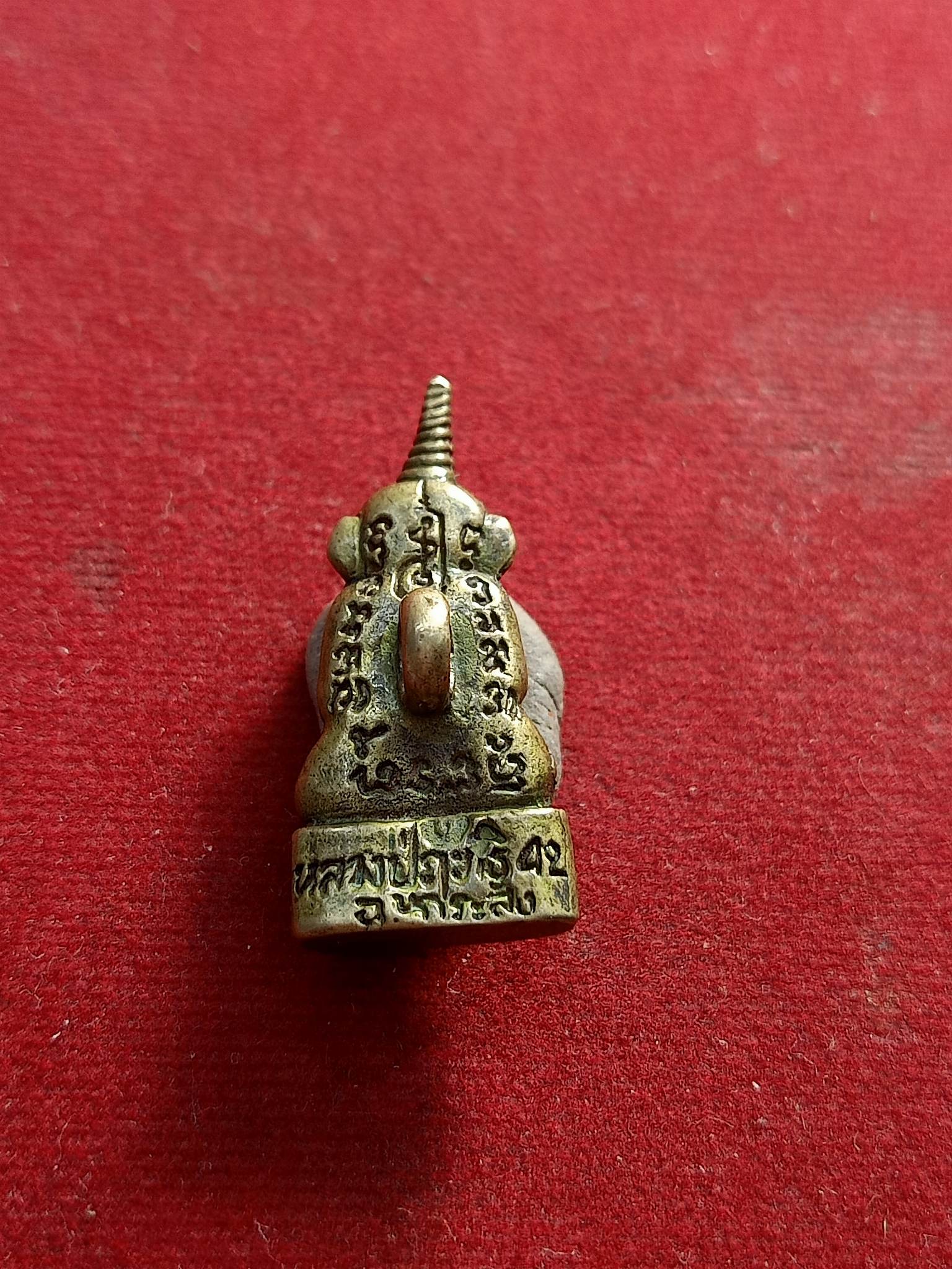 พ่องั่งตาแดงหลวงปู่ฤทธิ์ วัดชลประทานราชดำริ บุรีรัมย์ ไม่อุดกริ่ง (SKU-01221)