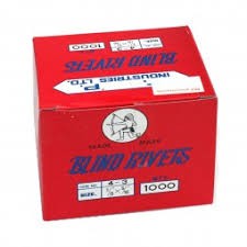 ตะปูยิงรีเวท Rivet ตราคนป่าหมุดย้ำ (ราคารวมแวท) อุปกรณ์เครื่องมือช่าง ผลิตจากอลูมิเนียมที่มีคุณภาพดี