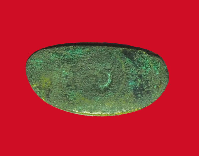 *32364 พระกริ่งหลวงพ่อโต วัดบางพลี สมุทรปราการ ก้นยันต์ เนื้อทองเหลืองเก่า ไม่ทราบปี 77