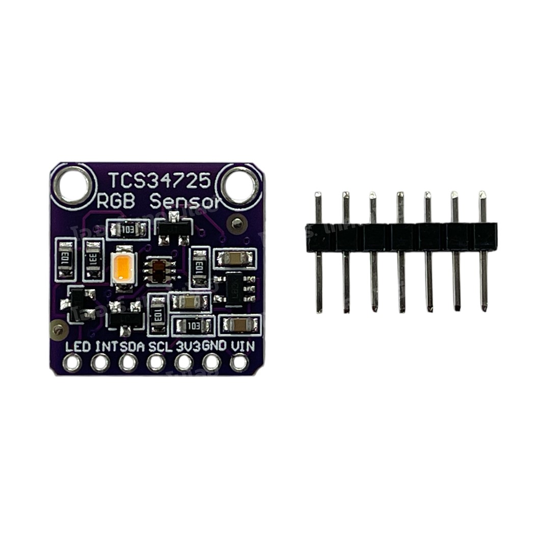 TCS34725 เซนเซอร์ตรวจจับสี เซนเซอร์วัดค่าสี TCS-34725 Color Sensor Development Board Module RGB sensing โมดูลตรวจจับสี วัดค่าสี