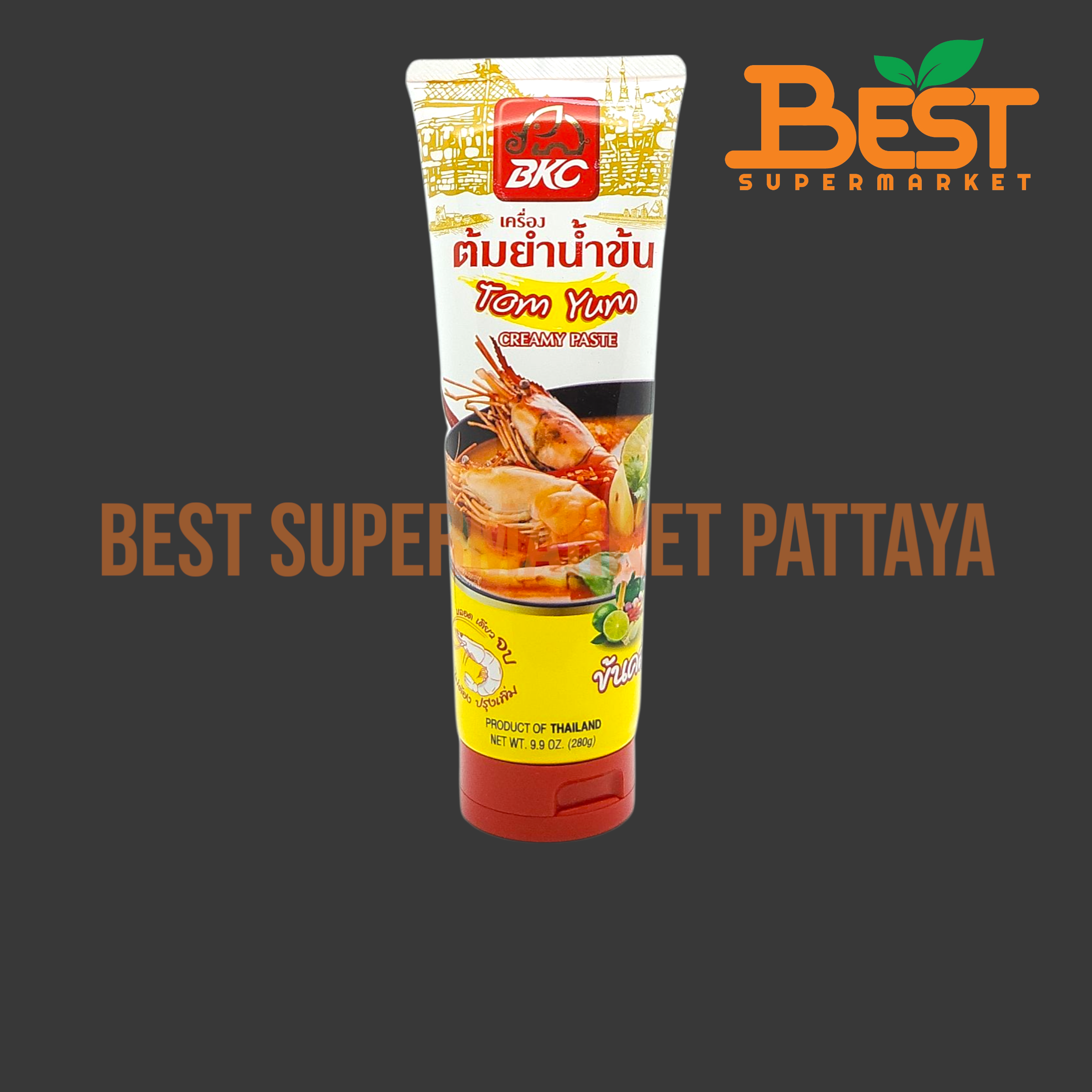 บีเคซี เครื่องต้มยำน้ำข้น 280 กรัม. Tom Yum Creamy Paste BKC Brand 280 g.