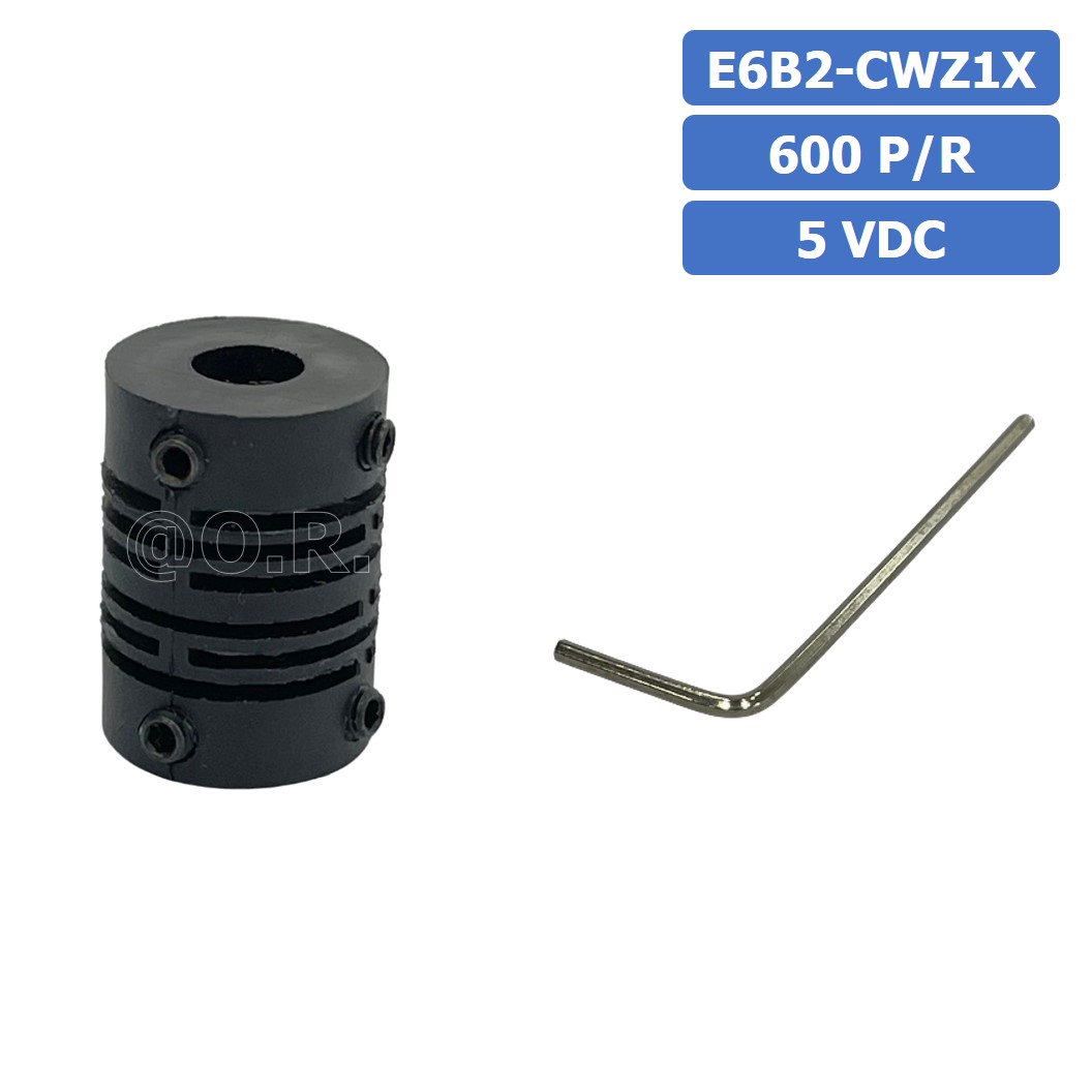 (1ชิ้น) E6B2-CWZ1X 600P/R 5VDC โรตารี่เอ็นโค้ดเดอร์ ROTARY ENCODER INCREMENTAL