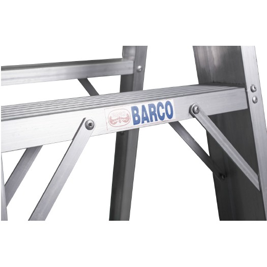 บันไดอลูมิเนียม 7-10 ขั้น ขาใหญ่ขึ้น-ลงได้ 2 ทาง รุ่นหนาพิเศษ BARCO (ราคารวมแวท) บันไดพับได้อลูมิเนียม บันไดพับ