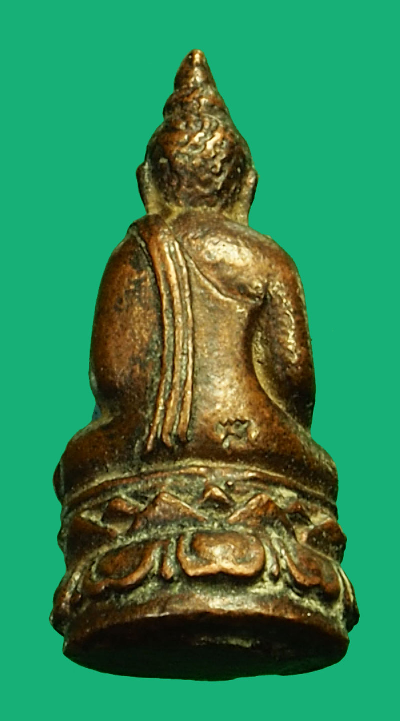 *36135 พระชัยวัฒน์ ไพรีพินาศ วัดบวรฯ ด้านหลังตอกโค๊ตบริเวณประคตเอวด้านหลัง ไม่ทราบที่และปีสร้าง 7