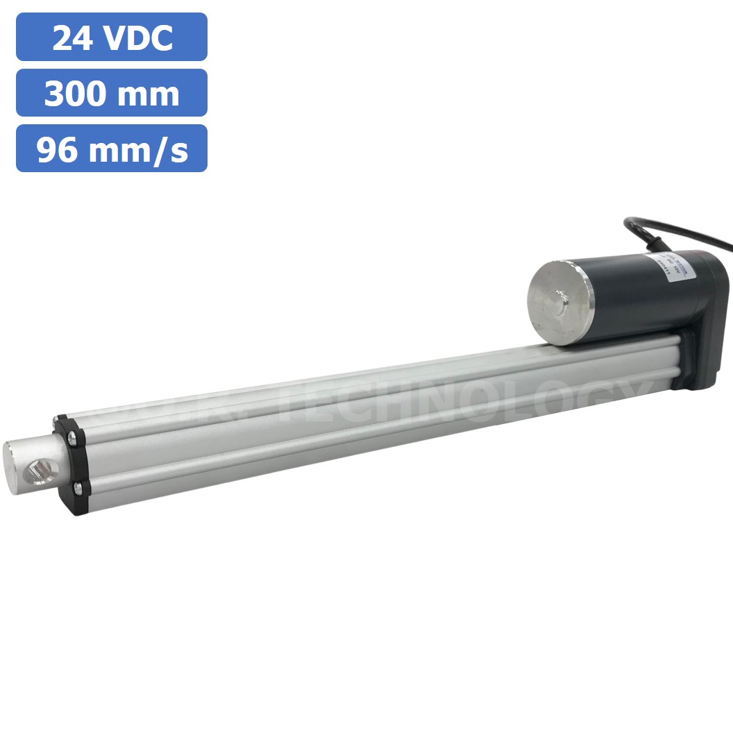 ZGB800F มอเตอร์ก้านชัก ระยะชัก 300mm 96mm/s 24VDC 200N Electric Linear Actuator Putter DC Stroke Length 300mm ZHENGKE พัตเตอร์ไฟฟ้า