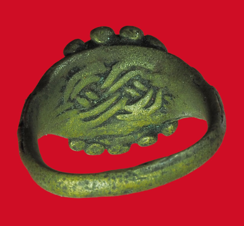 *33769 แหวนทองผสมหลวงพ่ออิ่ม วัดหัวเขา สุพรรณบุรี (หัวเมฆพัทรหลุดหายไป) 12