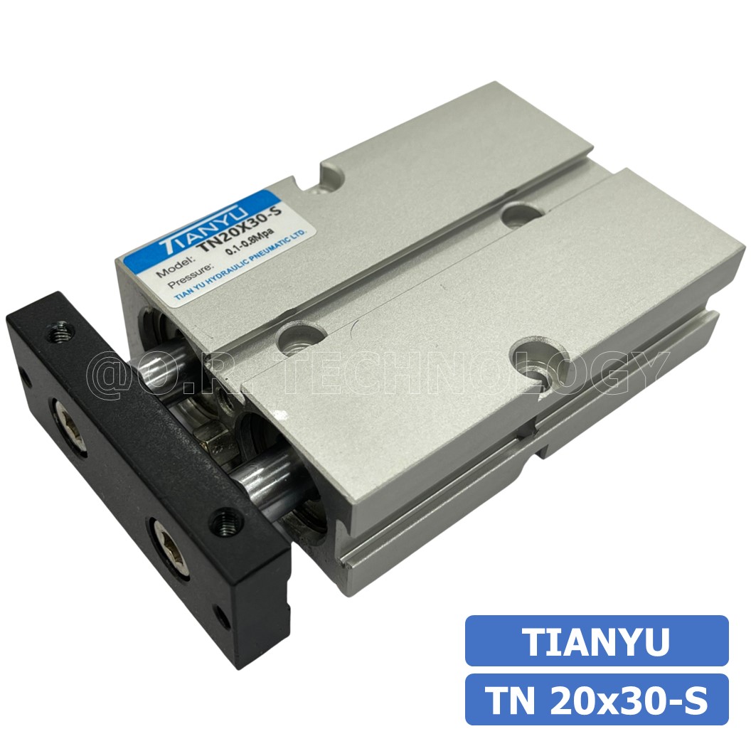 (1ชิ้น) TN 20x30-S กระบอกลม แบบแกนคู่ กระบอกลมคอมแพ็ค 2 แกน Twin-Rod Cylinder compact Double-shaft Air Pneumatic
