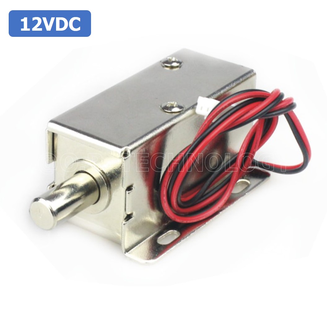 (1ชิ้น) GD030 กลอนไฟฟ้า กลอนแม่เหล็กไฟฟ้า กลอนประตูไฟฟ้า LY-01 12VDC 0.4A 4.8W Electromagnetic Lock โซลินอยด์ล็อค Solenoid lock