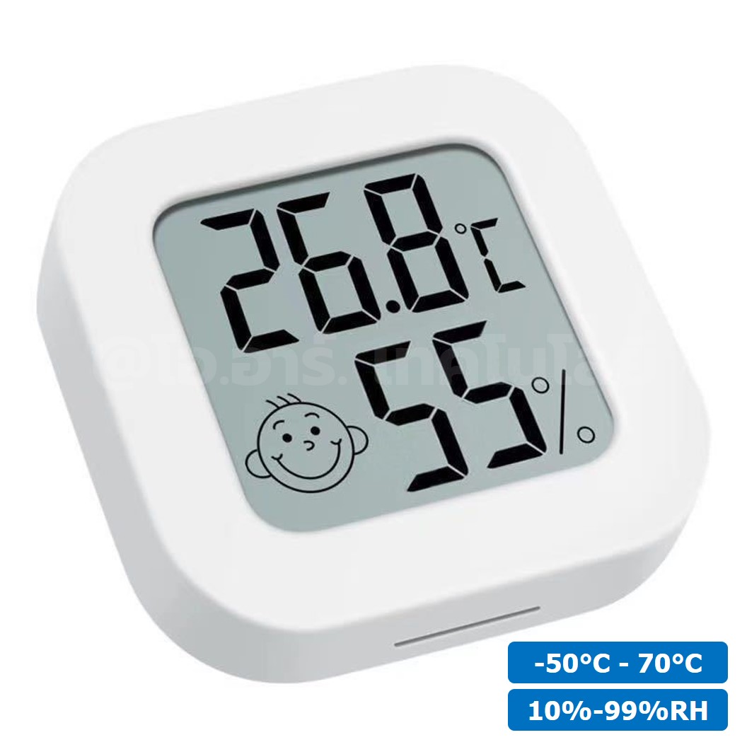 CX-0726 เครื่องวัดอุณหภูมิ และความชื้น Temperature & Humidity meter (-50°C-70°C) ตัววัดอุณหภูมิ ขนาดเล็ก **ไม่มีถ่าน**