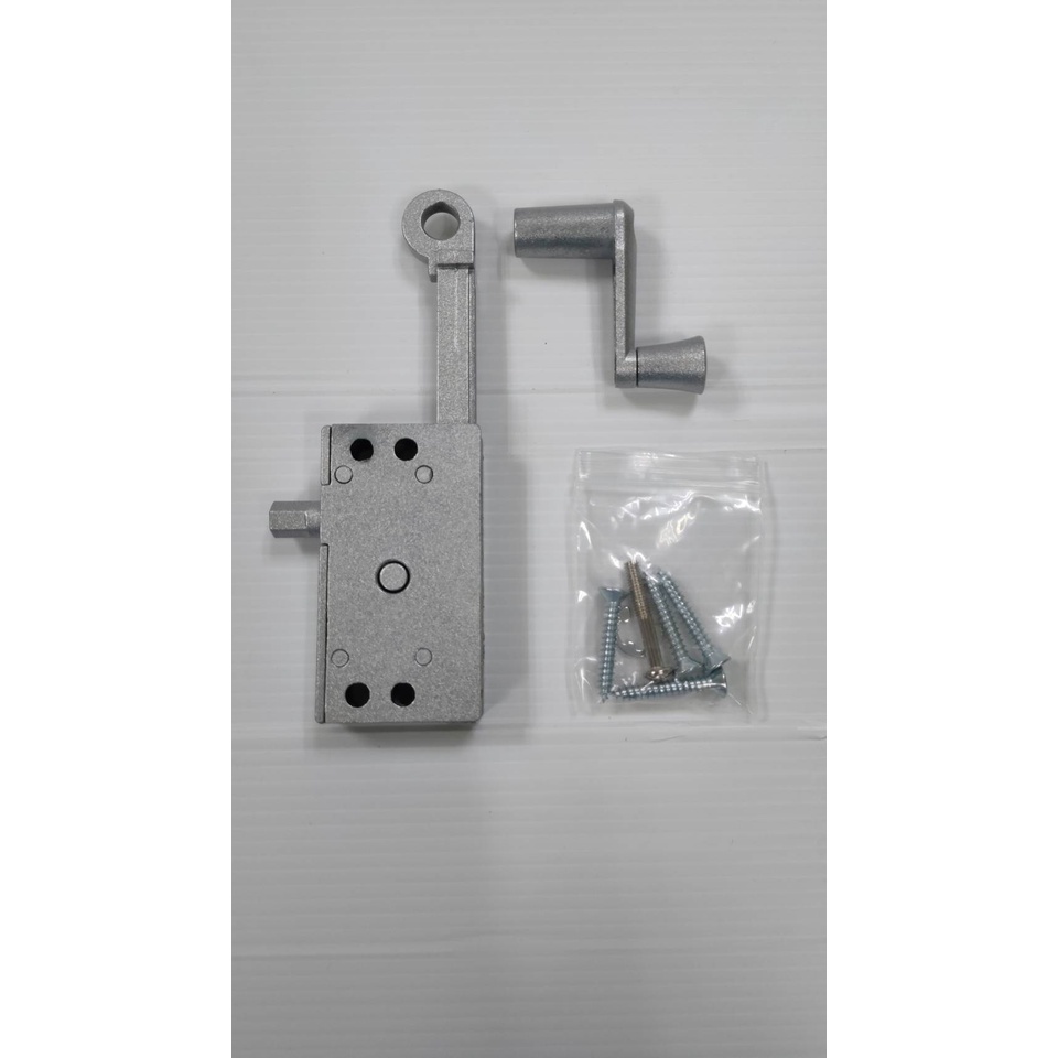 มือหมุนบานเกล็ด BARCO (ราคารวมแวท) ตัวซิงค์หล่อ หมุนบานเกล็ด หมุนหน้าต่าง (1 ชุด : 1 กล่อง)