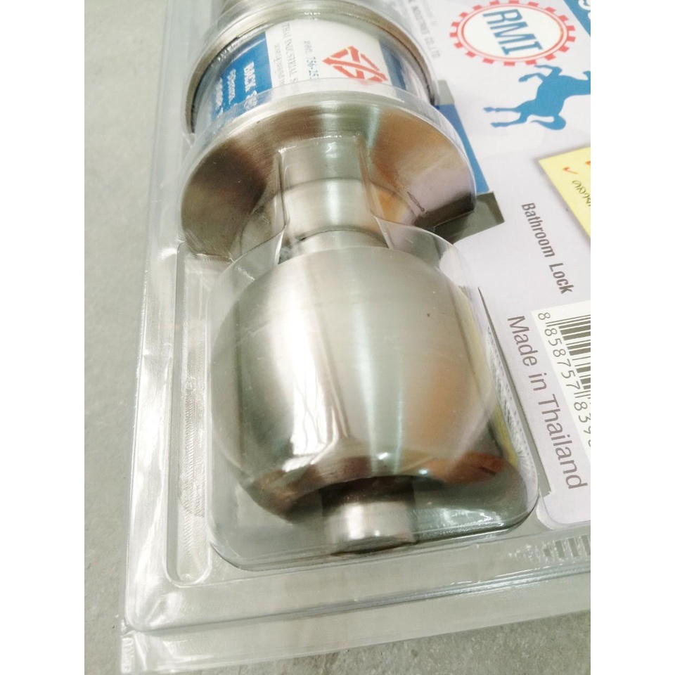 ลูกบิดประตู RMI # 3900 (ราคารวมแวท) ห้องน้ำ ลูกบิดแสตนเลส มีกุญแจ คุณภาพดี ทนทาน กันสนิม ติดตั้งง่าย {1905726706}