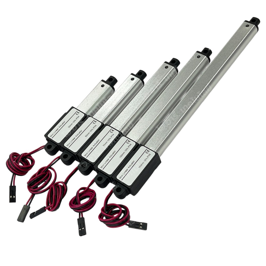 LAT-12-15-100 มอเตอร์ก้านชักเล็ก ระยะชัก 100mm 12VDC 15mm/s 64N DC 12V Mini Electric Linear Actuator พัตเตอร์ไฟฟ้า Putter มอเตอร์แกนชัก ขนาดเล็ก ตัวเล็ก