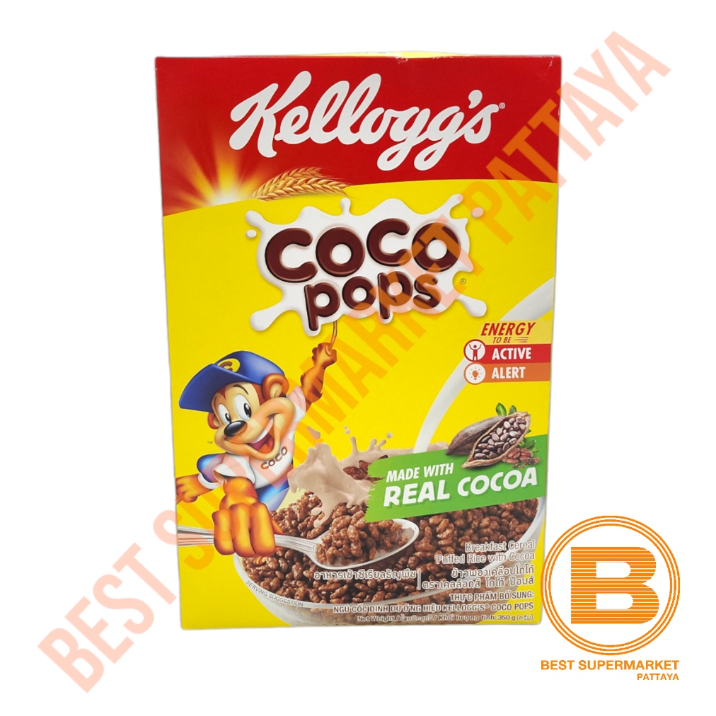 เคลล็อกส์ โกโก้ ป๊อบส์ 350 กรัม Kellogg's Coco Pops 350 g.