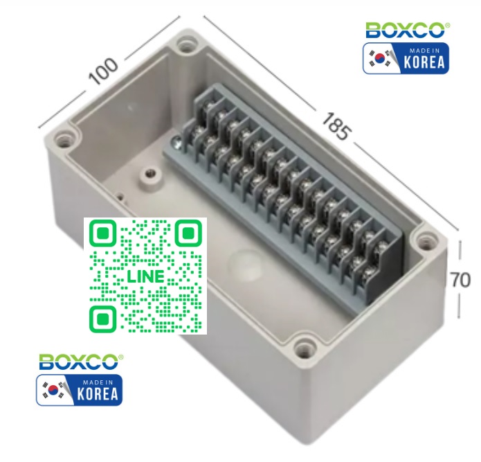 BC-ATG-S15PT Terminal block 15 Pole IP67 "Boxco"