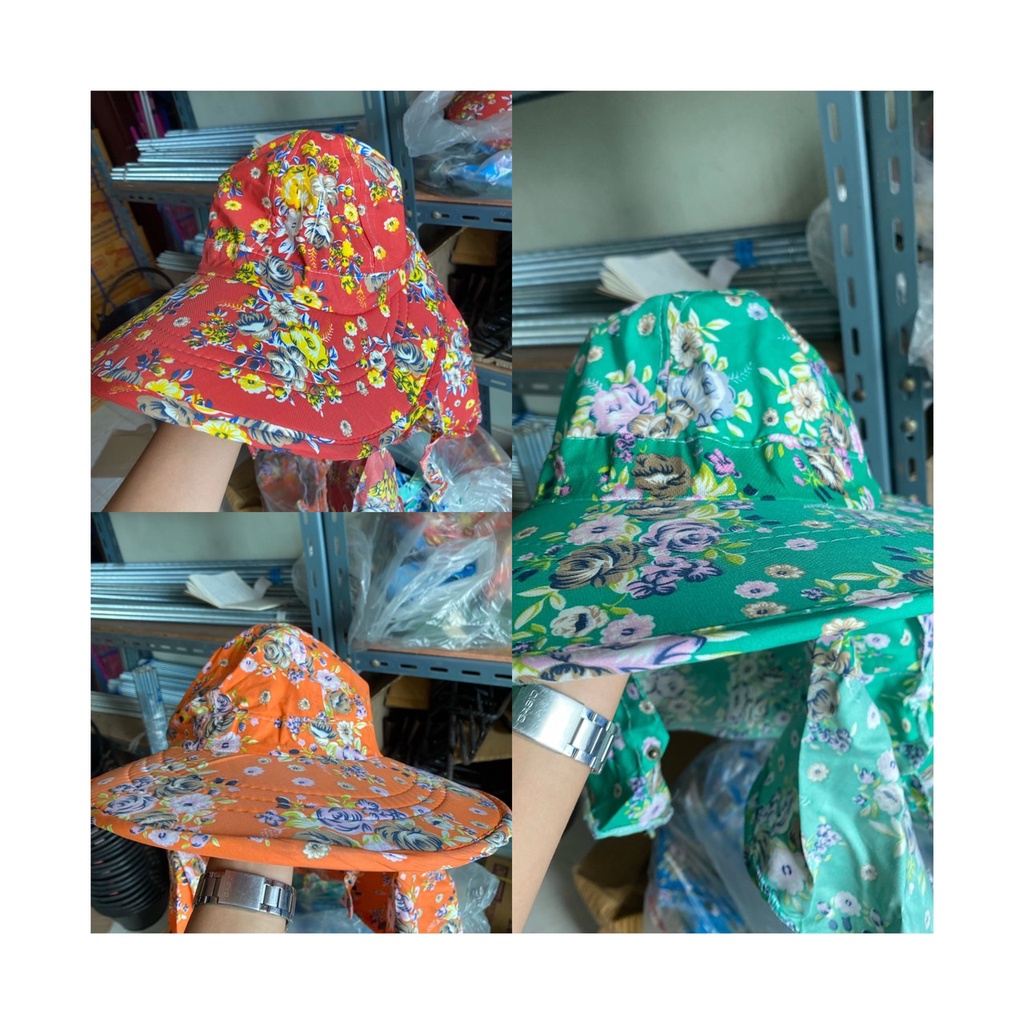 หมวกแม่บ้านมีปีก แพ็ค 12 ใบ ขายส่ง ยกโหล (ราคารวมแวท)