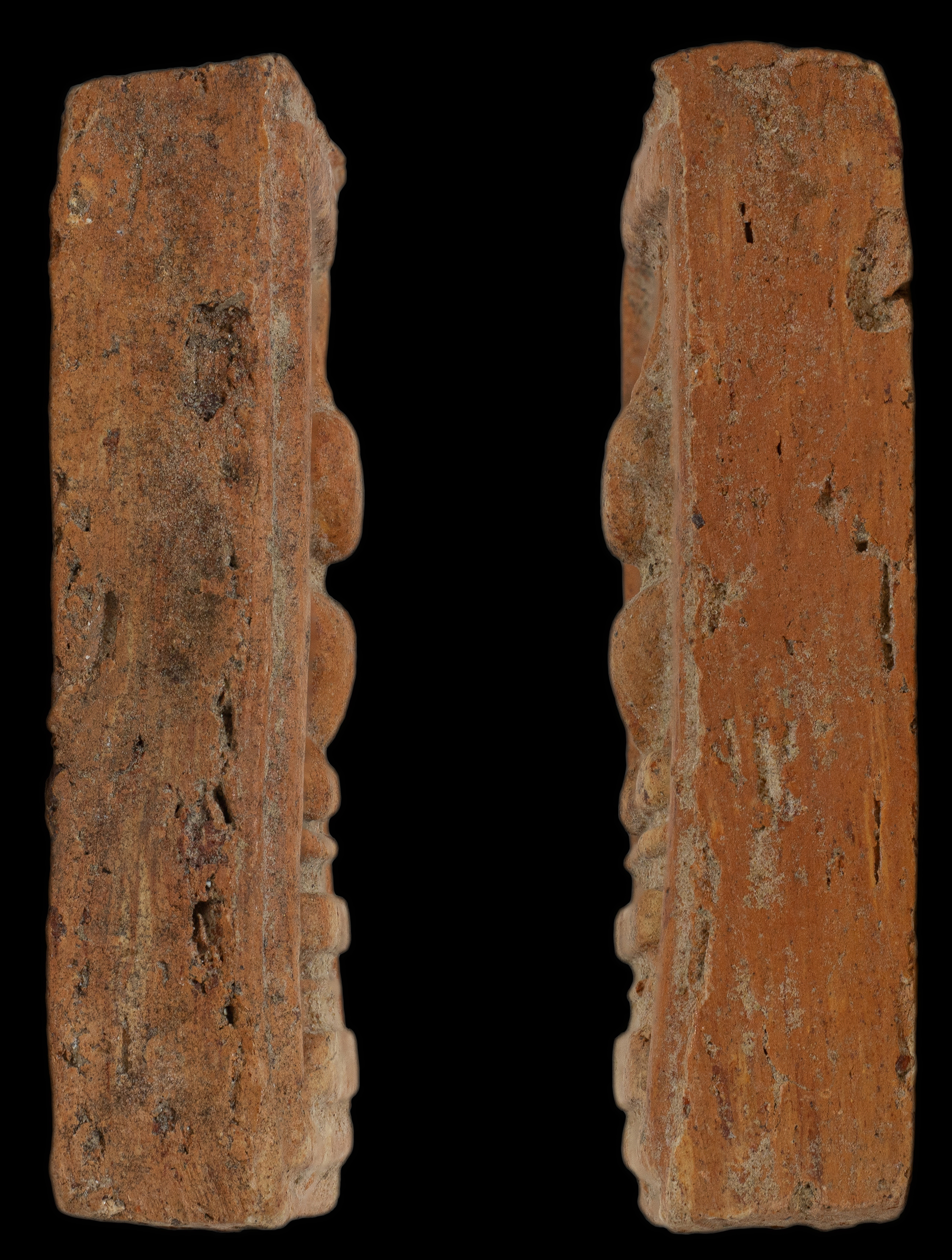 พระสมเด็จหลวงพ่อกวย พิมพ์แหวกม่าน ลงกรุ เนื้อดิน วัดโฆสิตาราม ยุคต้น ช่วงปี 2500