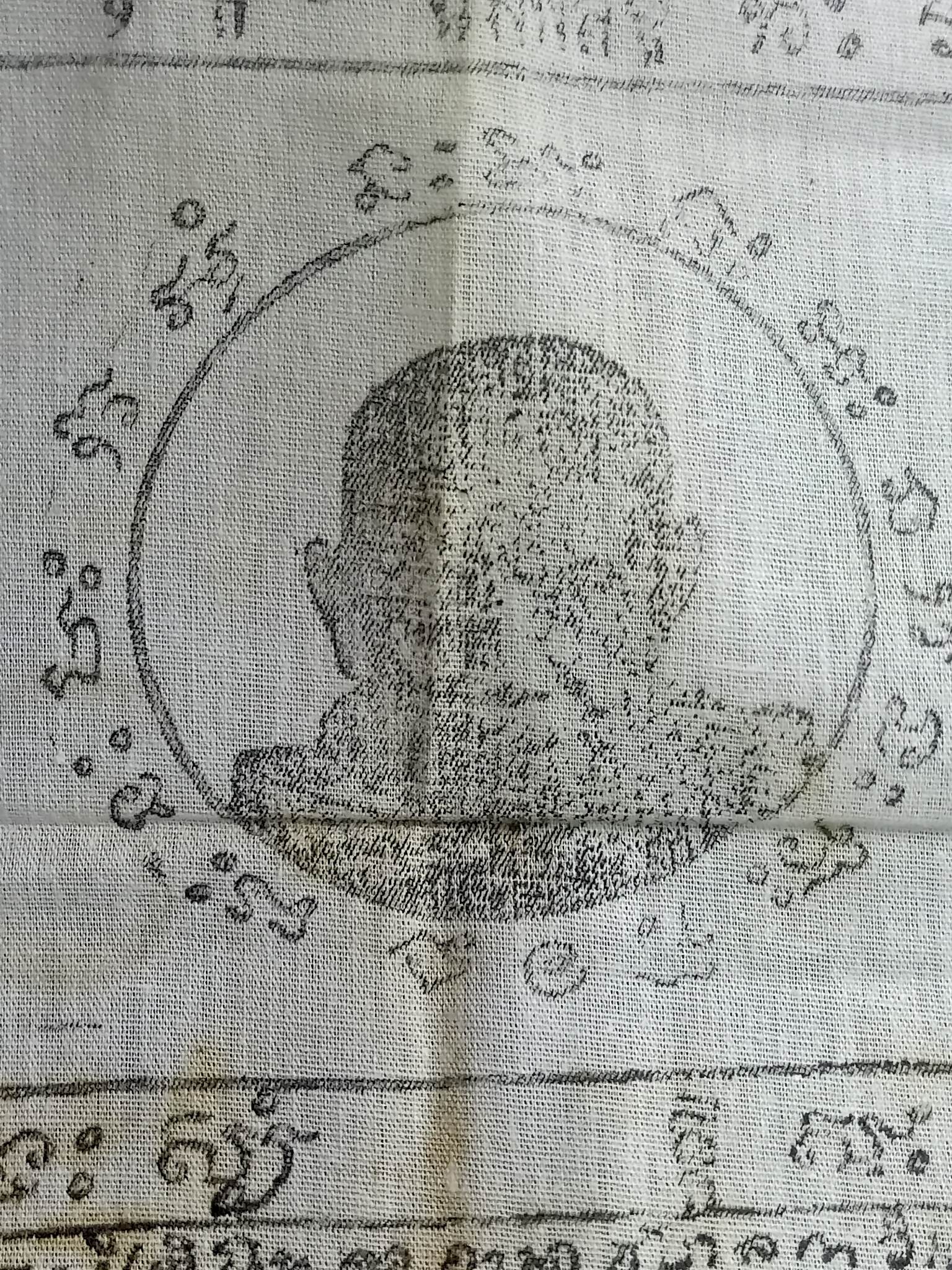 ผ้ายันต์ฉิมพลีพ่อท่านคล้าย วัดสวนขัน นครศรีธรรมราช(SKU-01550)