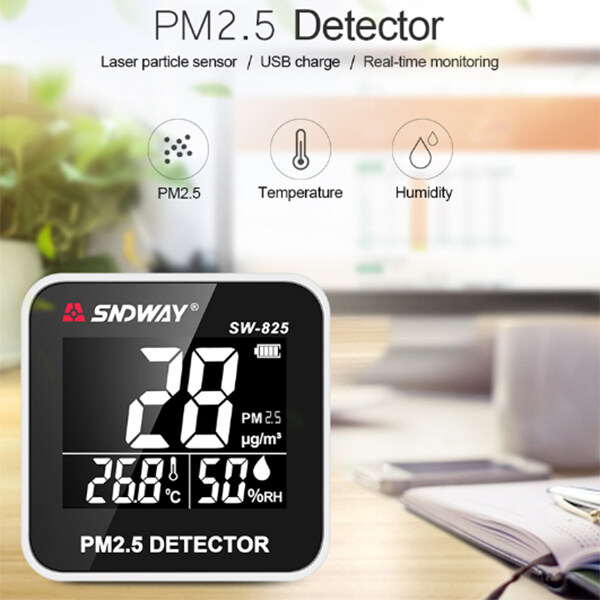 SNDWAY เครื่องวัดค่าฝุ่น รุ่น SW-825 PM2.5 DETECTOR