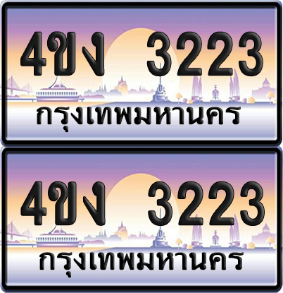 ทะเบียน 3223 ป้ายประมูล 4ขง 3223 (4)