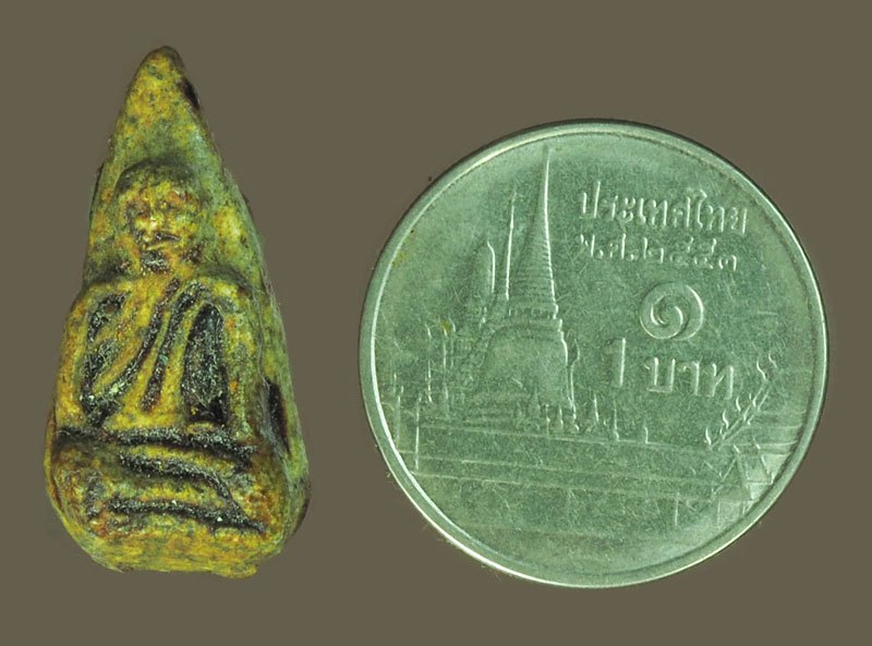 *39692 พระผงว่าน รูปเหมือนพ่อท่านคลิ้ง วัดถลุงทอง นครศรีธรรมราช 39