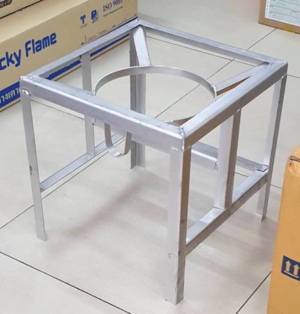 ขาวางเตาแก๊สแรงดันสูง ฐานเหลี่ยม สำหรับหัวเตาเร่ง KB5 สูง 40 ซม.