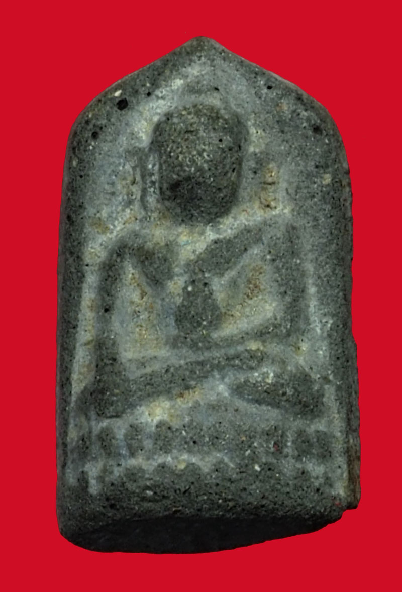 ขายแล้ว*35023 พระชัยวัฒน์ ครึ่งซีก เจ้าคุณศรีสนธิ์ วัดสุทัศน์ ปี 2485 กรุงเทพ เนื้อเทา 9