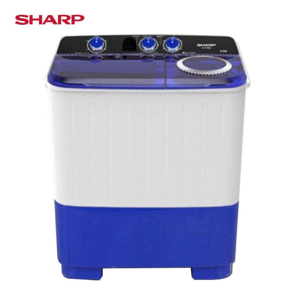 SHARP เครื่องซักผ้า 2 ถัง ฝาบน กึ่งอัตโนมัติ ขนาด 9 กก. รุ่น ES-TW90BL (ส่งฟรีทั่วไทย)