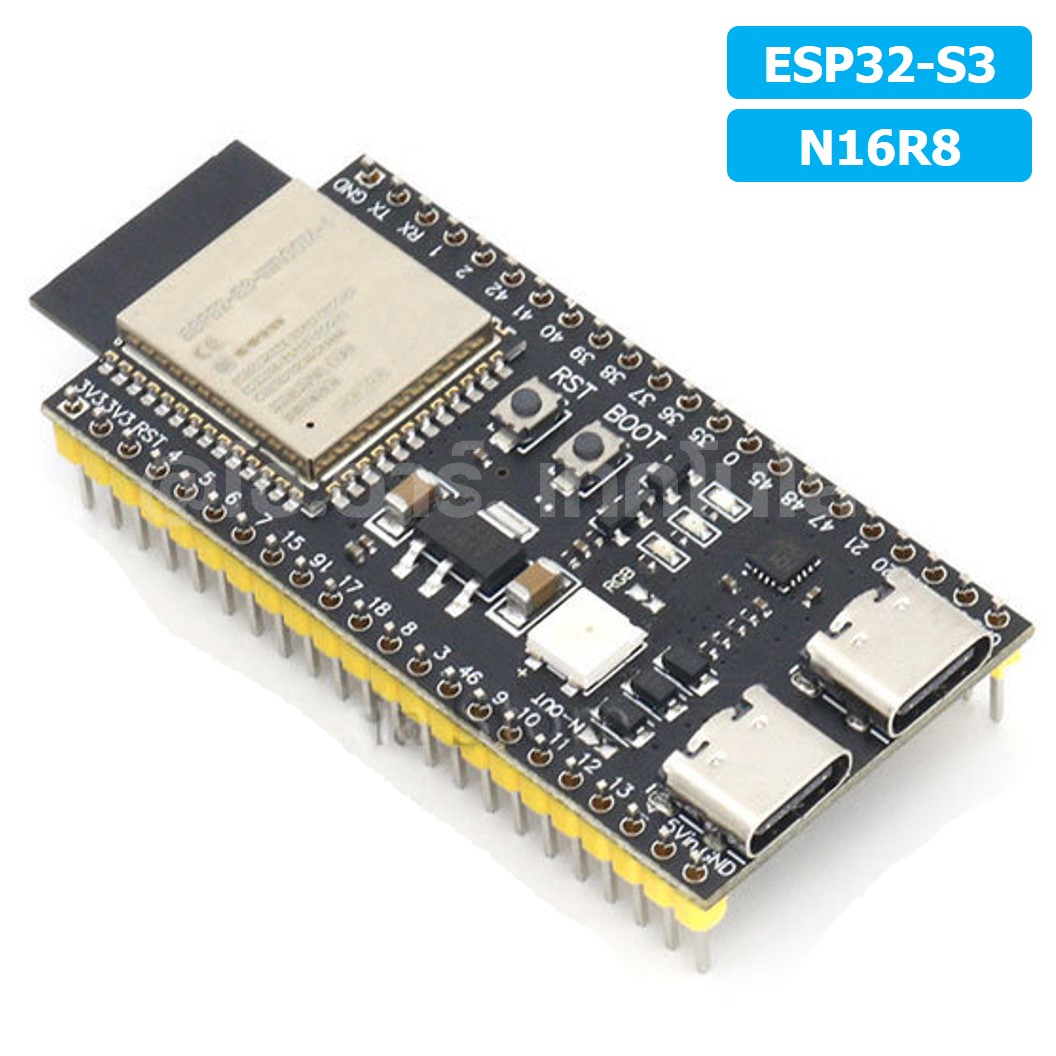 CB004 บอร์ด ESP32-S3 N16R8 แบบบัดกรีขา Soldering Expressif ESP32-S3-DevKitC-1 WROOM-1-N16R8