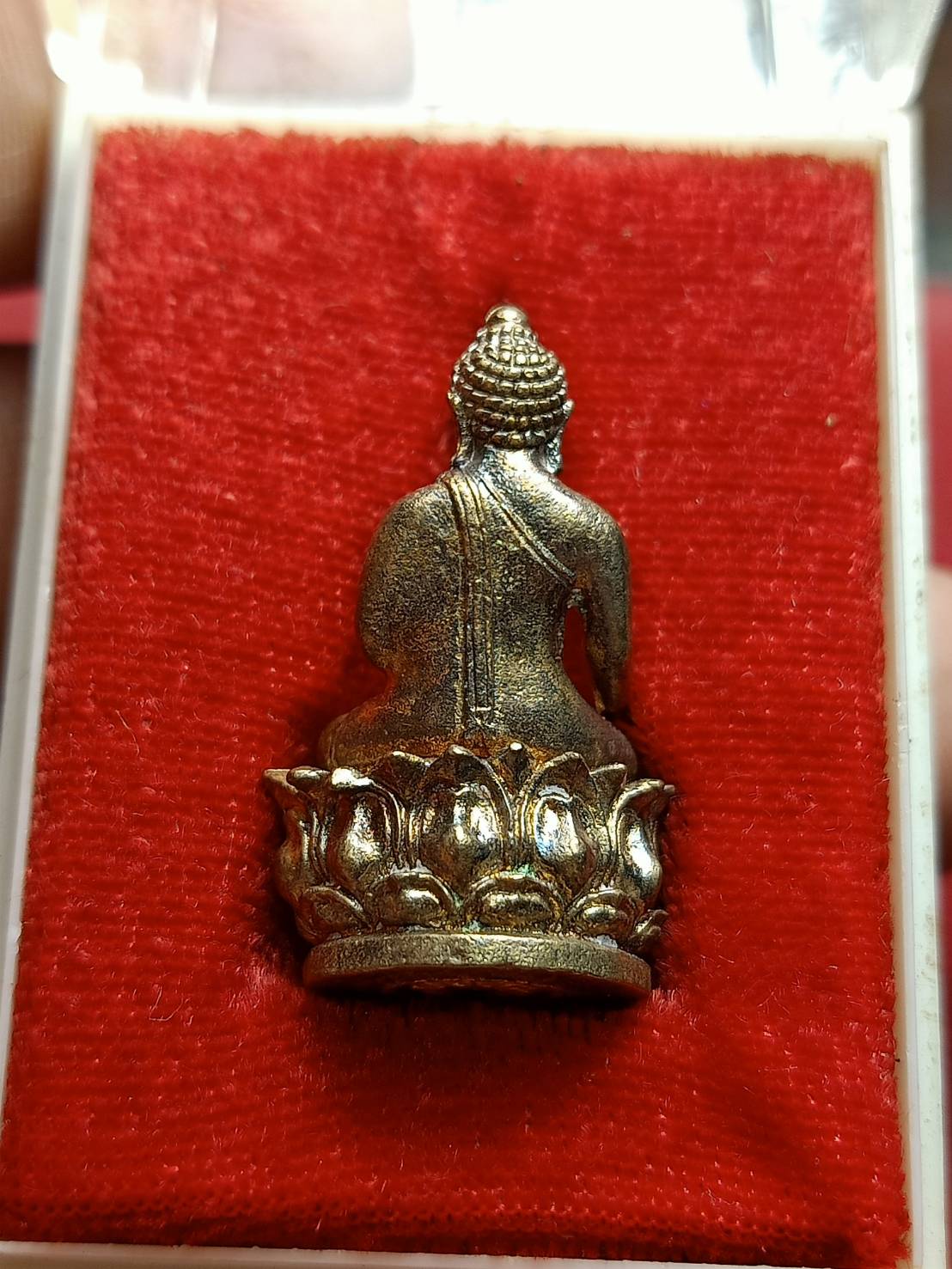 พระกริ่งบัวรอบวัดคลองมอญ จ.สมุทรปราการ ปี 2531 พร้อมกล่อง (SKU-08057)