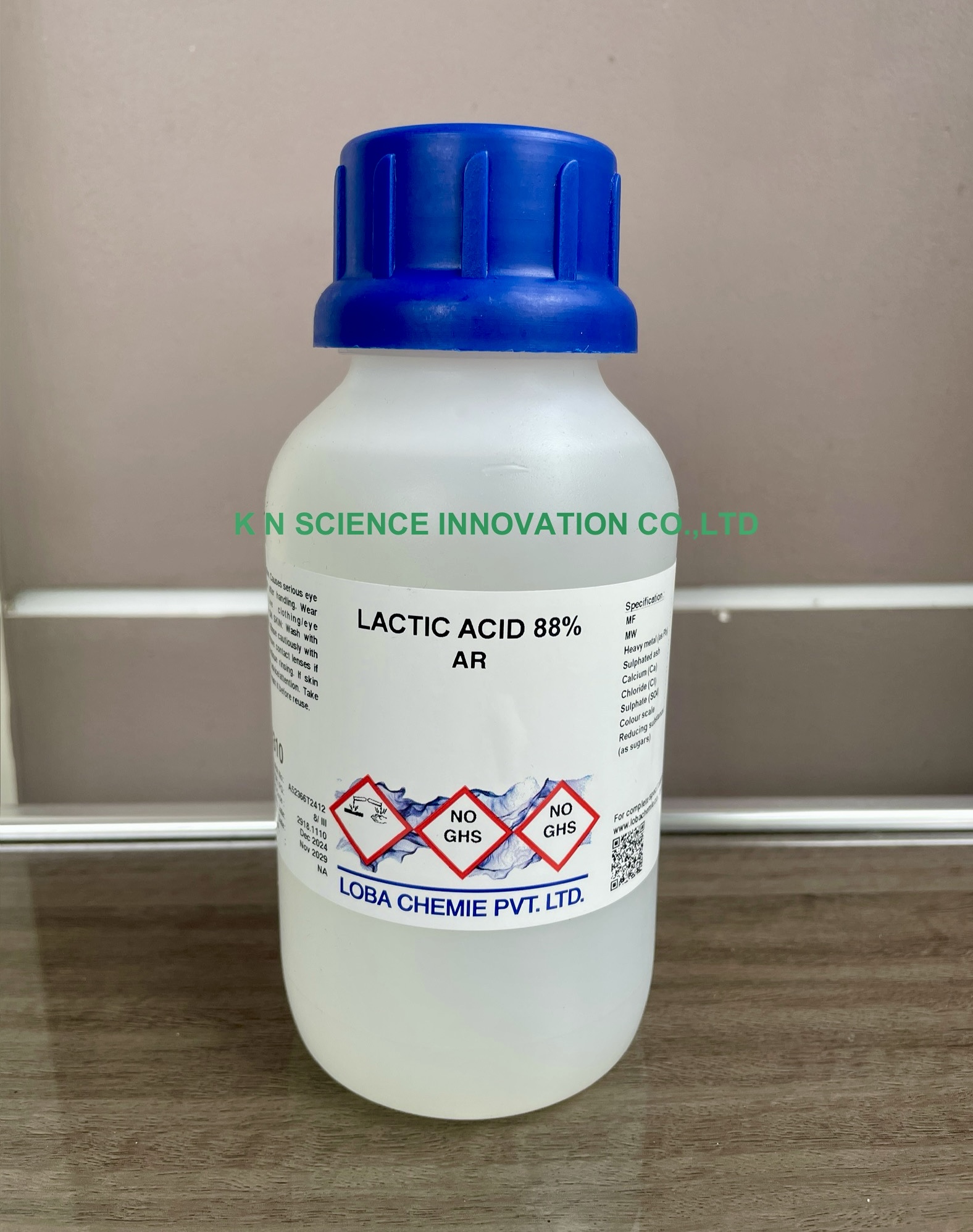 Lactic acid, 88%, AR ,500 ml , Loba 0431000500