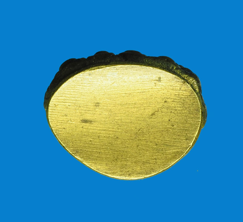 *31495 พระกริ่งก้นถ้วย เนื้อทองเหลือง ไม่ทราบที่และปีสร้าง 7